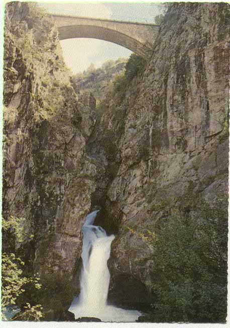 38 - OISANS - ROUTE DE LA BERARDE - Le Pont Du Diable à Saint Christophe - - Bourg-d'Oisans