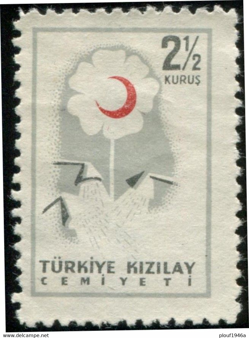 Pays : 489,1 (Turquie : République)  Yvert Et Tellier N° : Bienf  245 (*) - Charity Stamps