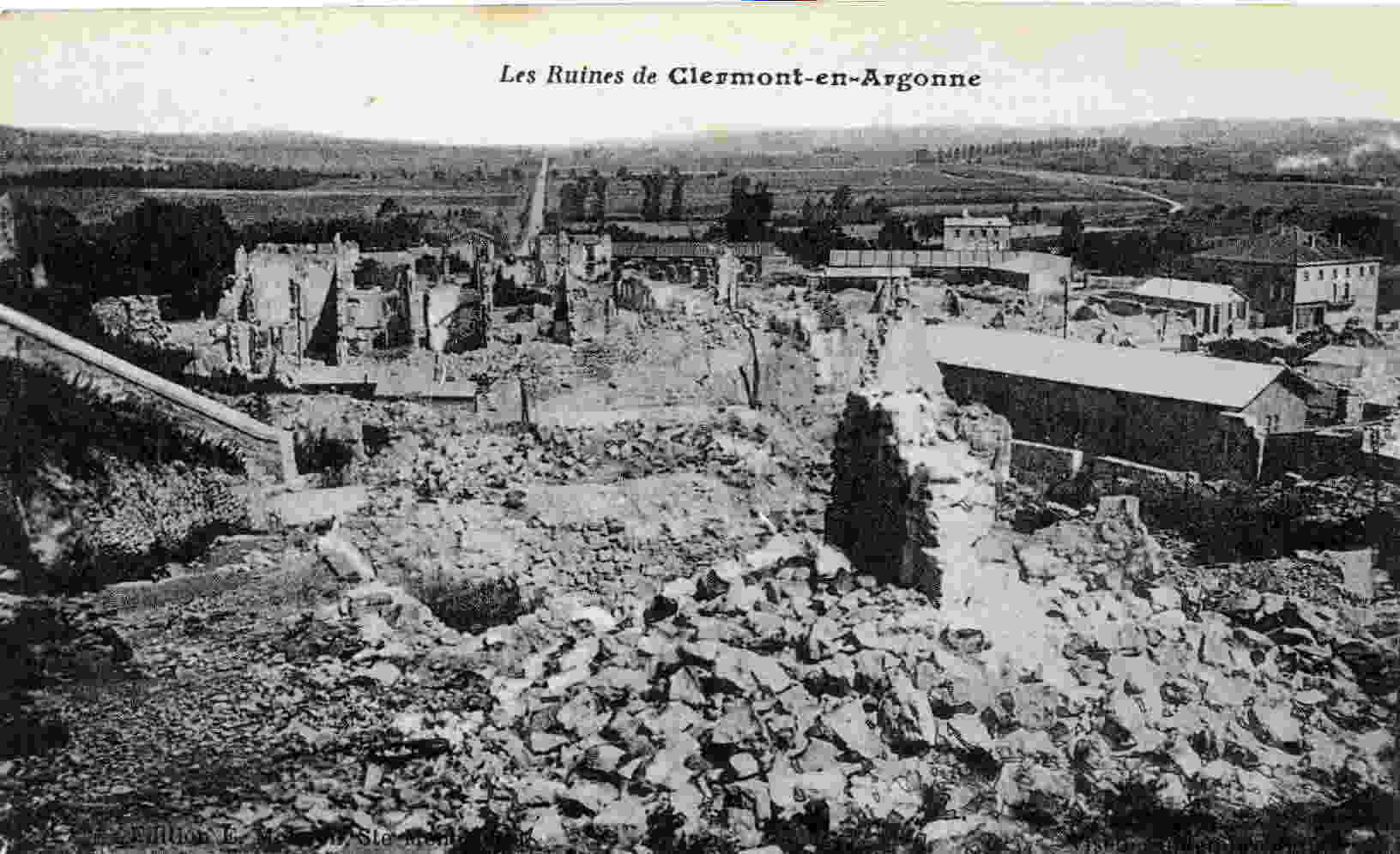 CLERMONT-EN-ARGONNE - Les Ruines - Clermont En Argonne