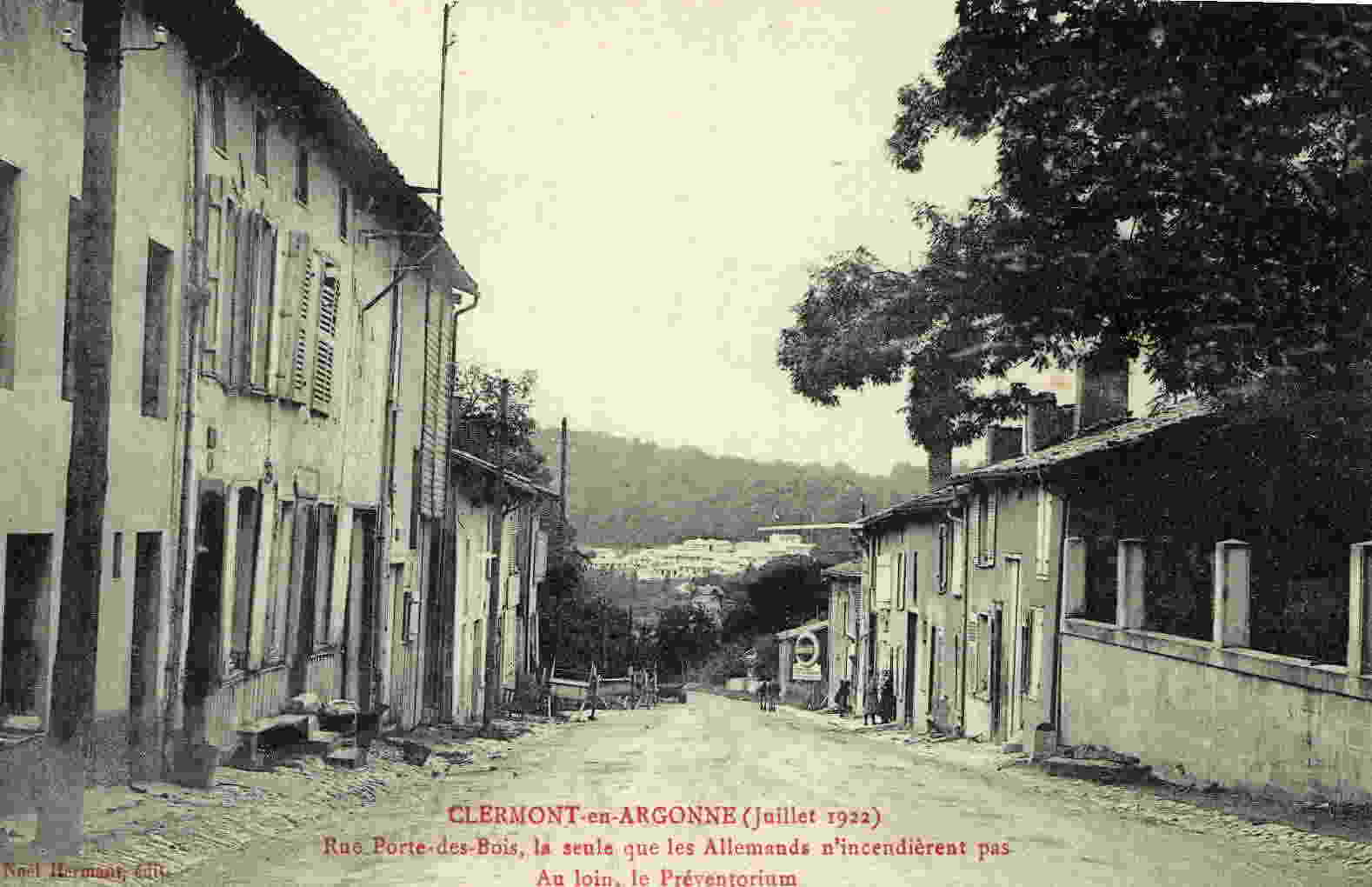 CLERMONT-EN-ARGONNE - Rue Porte-des-Bois - Clermont En Argonne