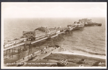 The Palace Pier, Brighton, U.K. - Real Photo - Brighton