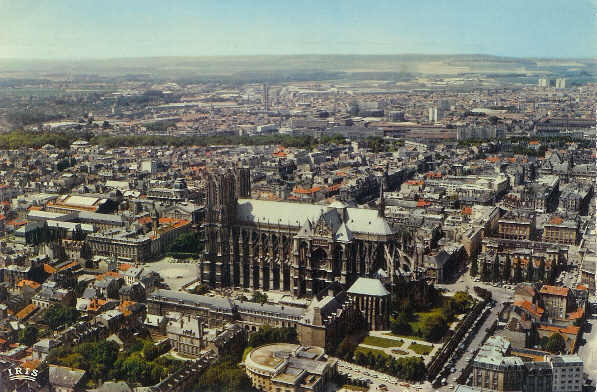 REIMS : Vue Aérienne - Reims