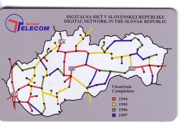 Slovak Republic - Slovaque – Map - Carte - Plan - Maps - Karte - 50. Jednotiek - Slovaquie