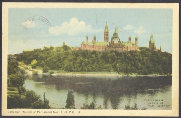 Canadian Houses Of Parliament From Hull, P.Q. Canada - Ottawa