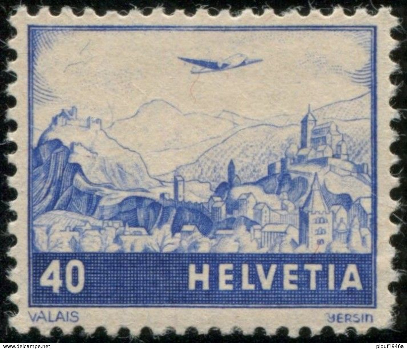 Pays : 453,3 (Suisse)            Yvert Et Tellier N° : Aé   43 (**) - Unused Stamps