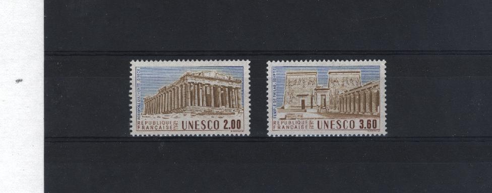 TIMBRES De SERVICE - 1987 - U.N.E.S.C.O N°98-99 Neuf Sans Trace De Charniére Côte 3.25 Euros - Ungebraucht