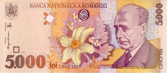 ROUMANIE   5 000 Lei  Daté De 1998  Pick 107  ***** UNC  BANKNOTE ***** - Rumania