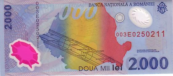 ROUMANIE  2000 Lei  1999   Pick 111a  Polymer   **** BILLET  NEUF **** - Romania