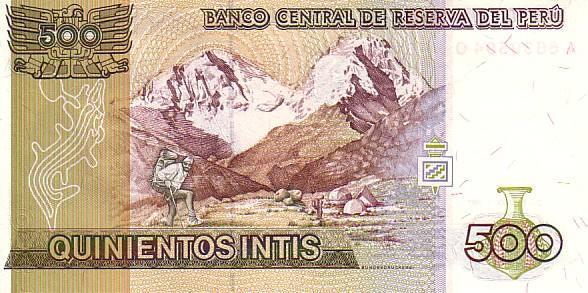 PEROU    500 Intis   Daté Du 26-06-1987    Pick 134b    *****BILLET  NEUF***** - Peru