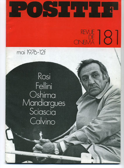 Federico Fellini Francesco Rosi, Nagisa Oshima, 1976 - Cinema