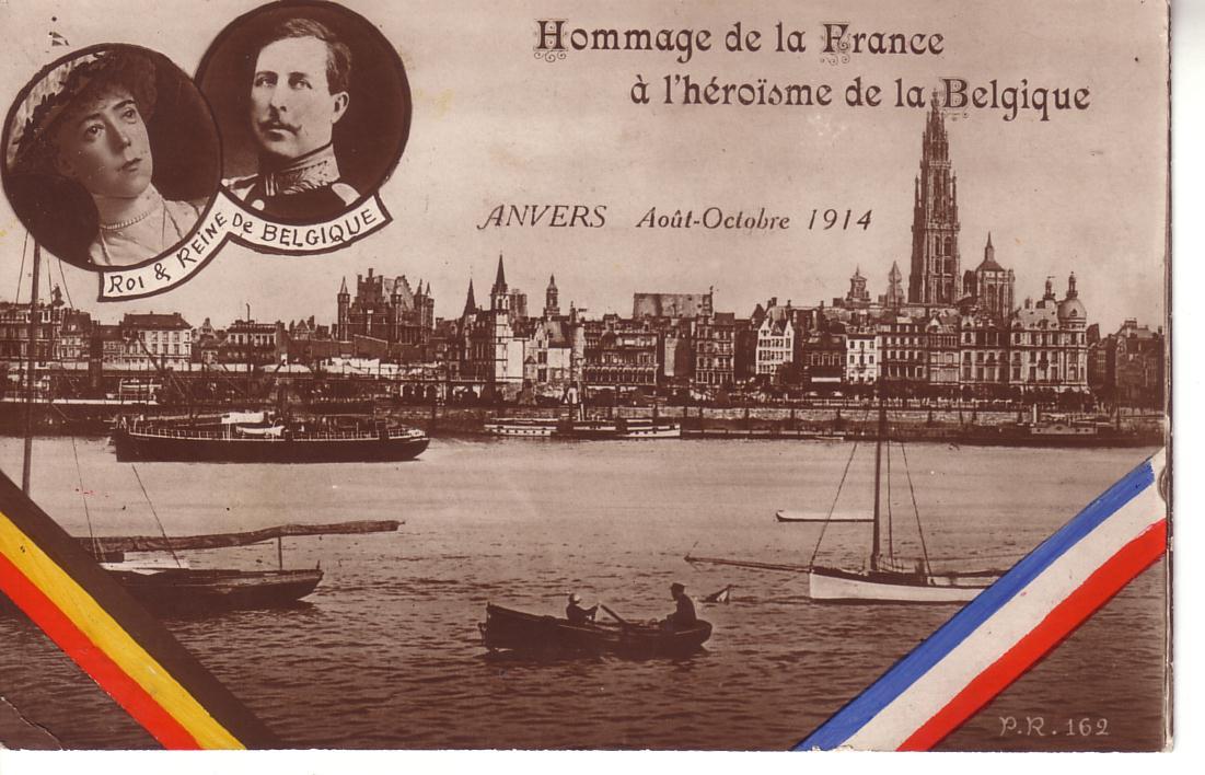 "HOMMAGE DE LA FRANCE à L'HEROISME DE LA BELGIQUE" ANVERS¨Aôut-Octobre 1914 - Aartselaar