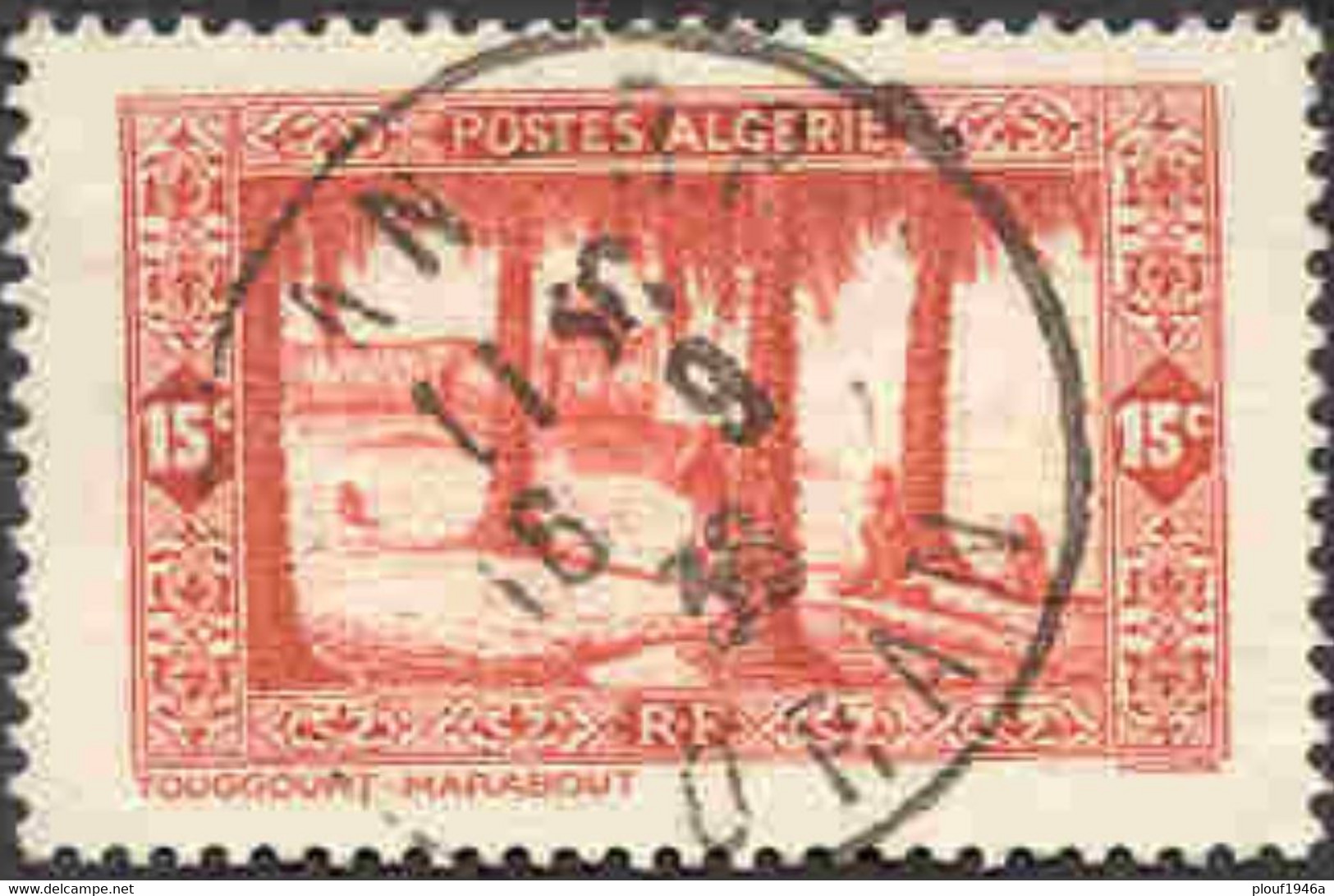 Pays :  19 (Algérie Avant 1957)   Yvert Et Tellier N°: 106 (o) - Gebruikt