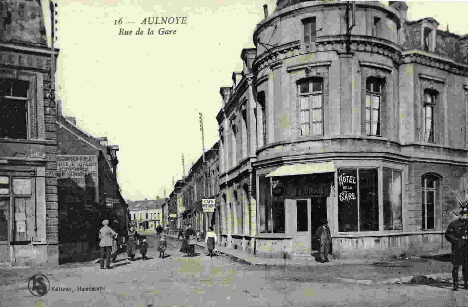 AULNOYE - Rue De La Gare - Aulnoye