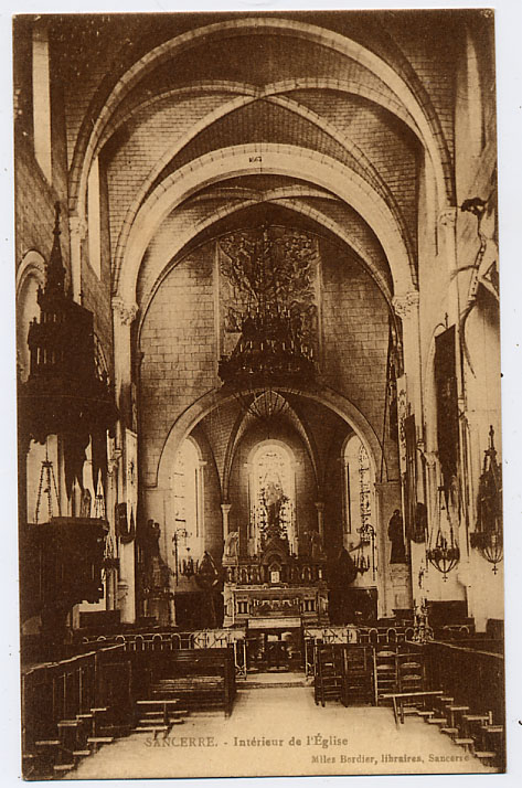 {16708} Sancerre Intérieur De L´église - Sancerre