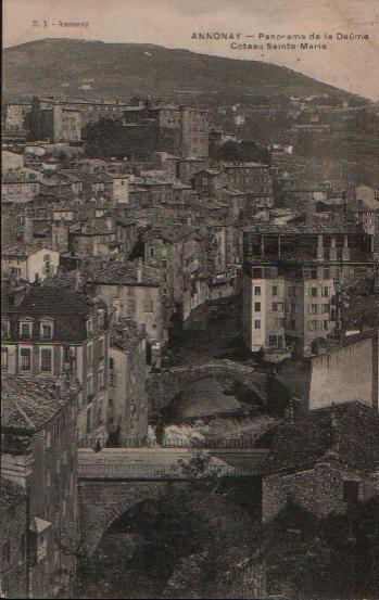 CPA De ANNONAY - Panorama Sur La Deûme. - Annonay