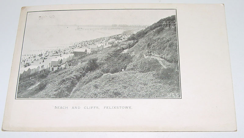 FELIXSTOWE - BEACH AND CLIFFS. - Otros & Sin Clasificación