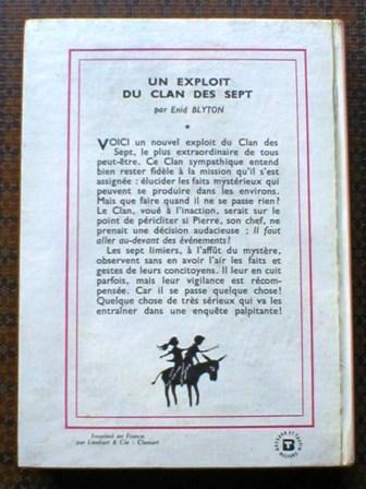 "Un Exploit Du Clan Des 7" - Enid BLYTON, Bibliothèque Rose, N° 47 - Bibliothèque Rose