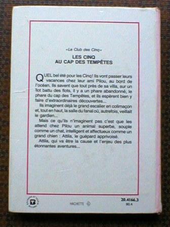 "le Club Des 5 Au Cap Des Tempêtes" - Enid BLYTON, Bibliothèque Rose. - Bibliothèque Rose