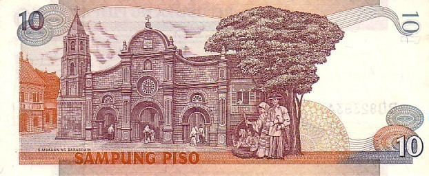 PHILIPPINES   10 Piso  Non Daté   Pick 169a  Signature 10     ***** BILLET  NEUF ***** - Philippines