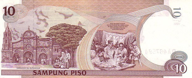 PHILIPPINES    10 Piso   Daté De 1998    Pick 187b    ***** BILLET  NEUF ***** - Filippijnen