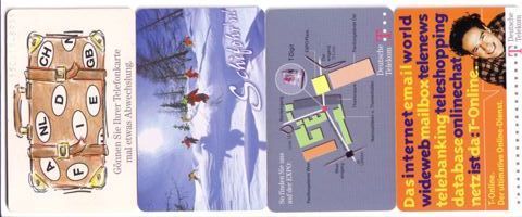GERMANY - Deutschland - Allemagne - Skiing , Snow Games , Ski Laufend , Skilaufend , Esqui , ...etc. -  Mix Of 4.cards - Autres & Non Classés