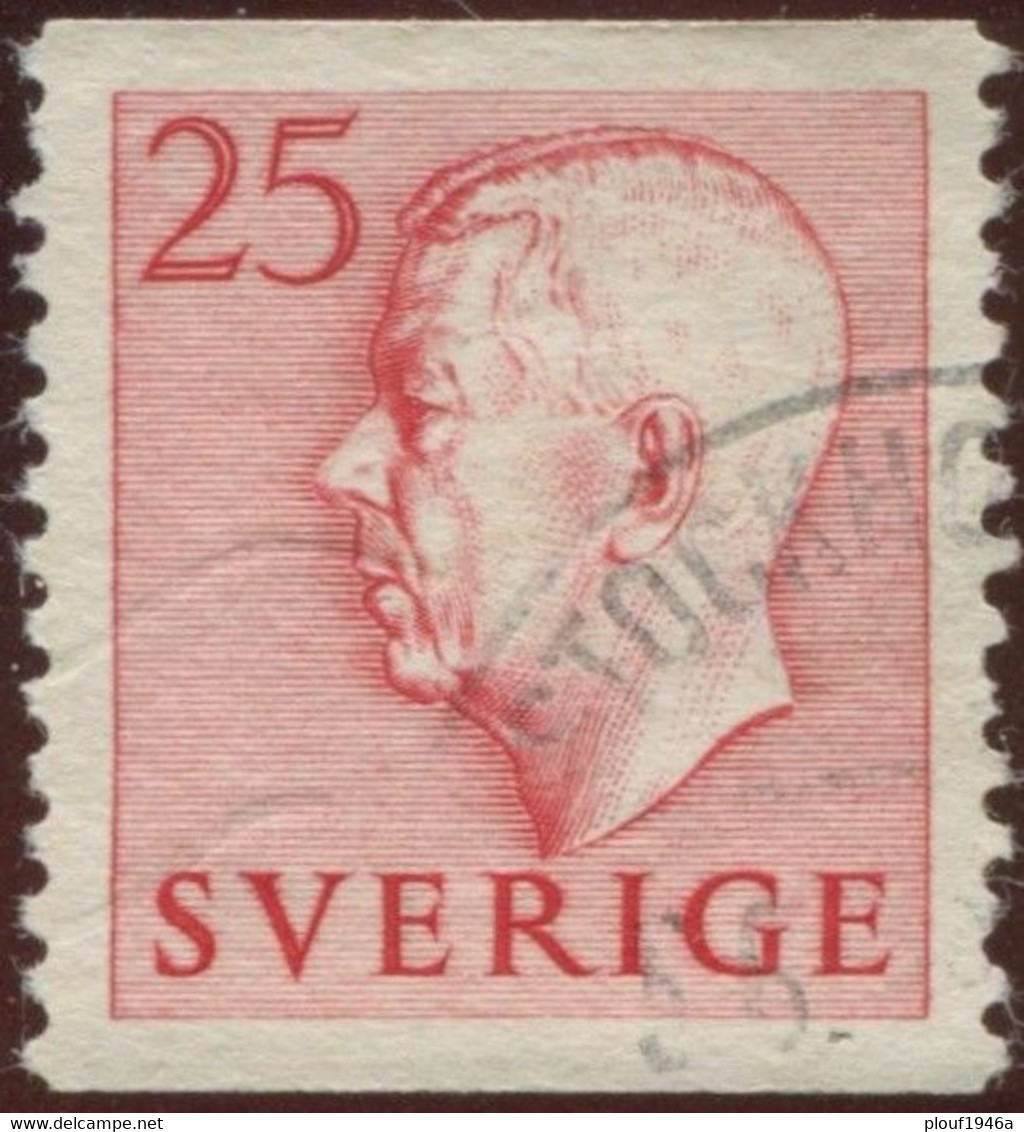 Pays : 452,04 (Suède : Gustave VI Adolphe)  Yvert Et Tellier N° :  360 (o) - Used Stamps