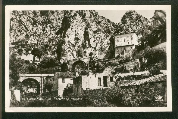 CPSM Grimaldi Ventimiglia Ponte San Luigi Frontiera Italiana - Chieti