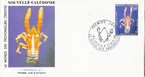 FDC  17.10.1990 - Schalentiere