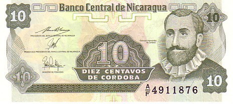 NICARAGUA  10 Centavos  Non Daté (1991)   Pick 169   *****BILLET  NEUF***** - Nicaragua