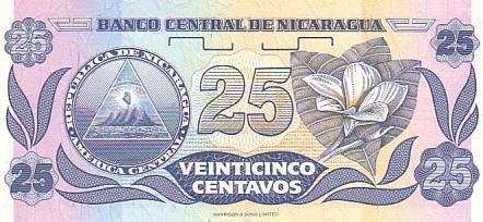 NICARAGUA  25 Centavos  Non Daté (1991)   Pick 170   *****BILLET  NEUF***** - Nicaragua