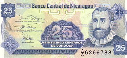 NICARAGUA  25 Centavos  Non Daté (1991)   Pick 170   *****BILLET  NEUF***** - Nicaragua