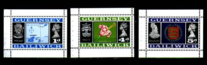 GUERNESEY - Y.&T. 3a** - 7a** - 8a**  - Cote 2,10 € - Islands