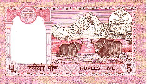 NEPAL   5 Rupees  Non Daté (1997)  Pick 30a     ****** BILLET  NEUF ***** - Nepal