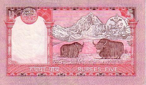 NEPAL  5 Rupees  Non Daté (2002)   Pick 46   *****BILLET  NEUF***** - Népal