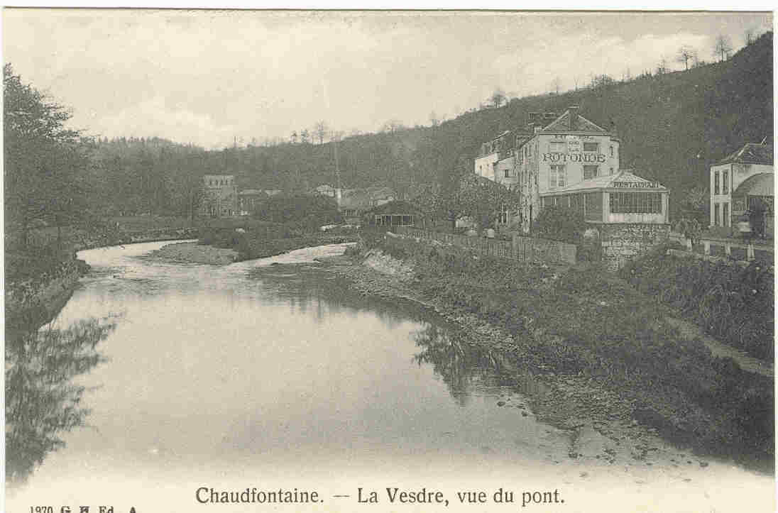 CHAUDFONTAINE - LA VESDRE, VUE DU PONT - Chaudfontaine