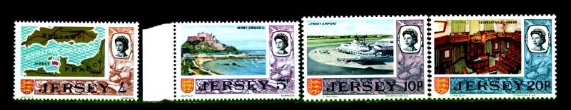 JERSEY - Y.&T. - 35** - 36** - 40** - 41**  - Cote 2,10 € - Islands