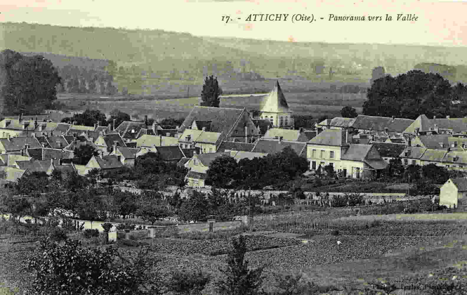 ATTICHY - Panorama Vers La Vallée - Attichy