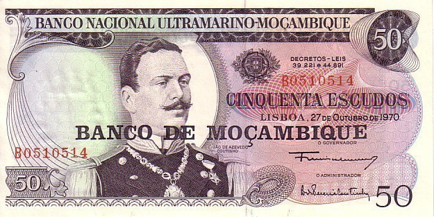 MOZAMBIQUE  50 Escudos Daté Du 27/10/1970   Pick 116 ***** BILLET NEUF ***** - Mozambico