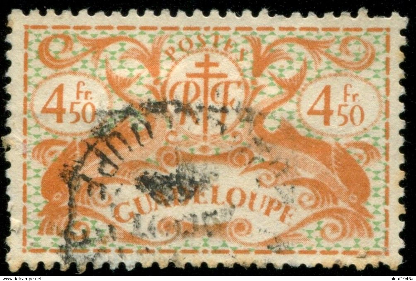 Pays : 206 (Guadeloupe : Colonie Française)  Yvert Et Tellier N° :  192 (o) - Usati