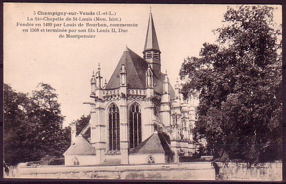 INDRE ET LOIRE - Champigny - La Ste Chapelle De St Louis - Champigny-sur-Veude