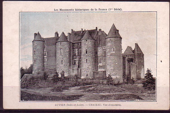 INDRE ET LOIRE - Luynes - Chateau - Vue D'ensemble - Luynes