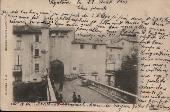 CPA De LARGENTIERE - Pont Des Récolets. - Largentiere