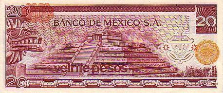 MEXIQUE   20 Pesos  Daté Du 08-07-1977   Pick 64d    *****BILLET  NEUF***** - Mexique