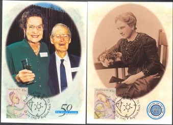 (2) 1995 Australia Maxi Cards - People With Disabilities - Cartes-Maximum (CM)