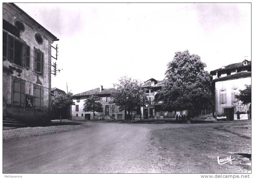 Cpsm Castelnau-Magnoac (65, Hautes Pyrénées) Place De L´Ormeau, Circulée 1967 - Castelnau Magnoac