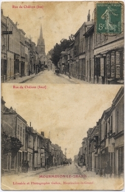 Mourmelon-le-Grand. Rue De Châlons, Haut Et Bas. - Mourmelon Le Grand