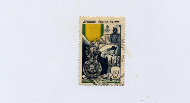 AEF N°229 Obliréré Centenaire De La Médaille Militaire - Sonstige & Ohne Zuordnung