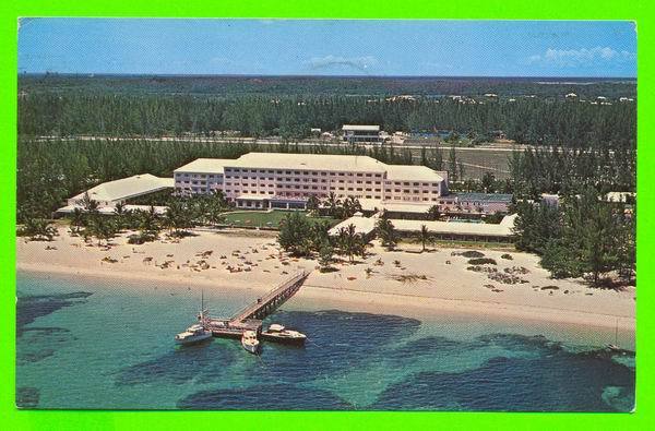 NASSAU, BAHAMAS - EMERALD BEACH HOTEL - ANIMÉE - CARTE À VOYAGÉE - - Bahama's