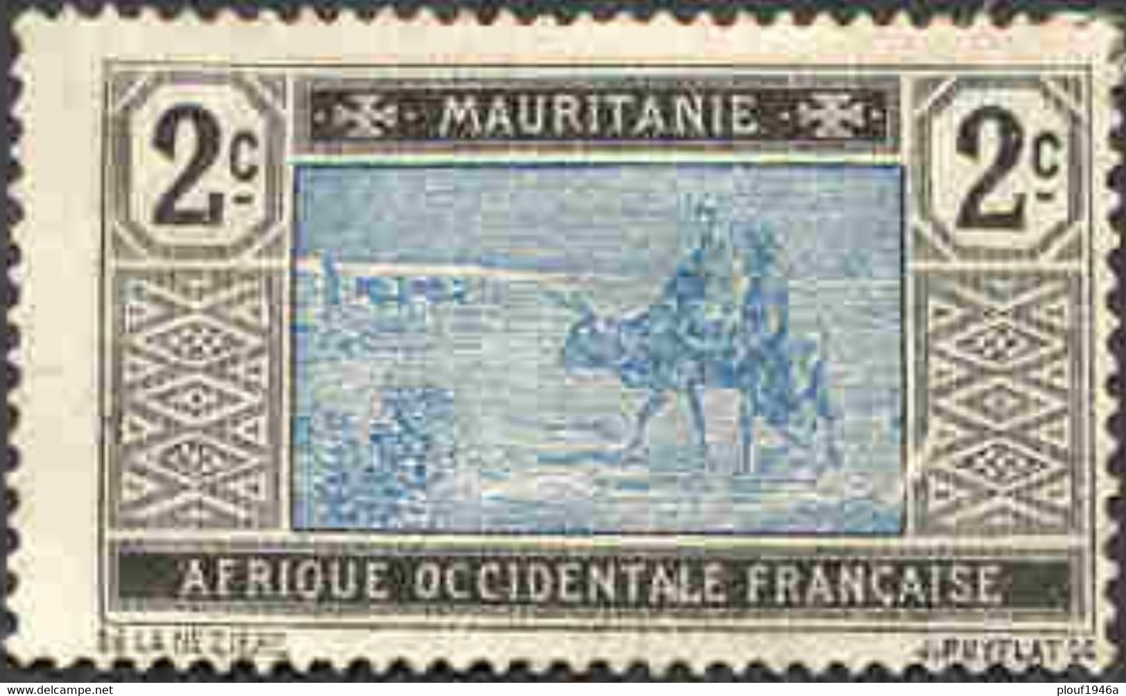 Pays : 321 (Mauritanie : Colonie Française)  Yvert Et Tellier N° :   18 (*) - Ungebraucht