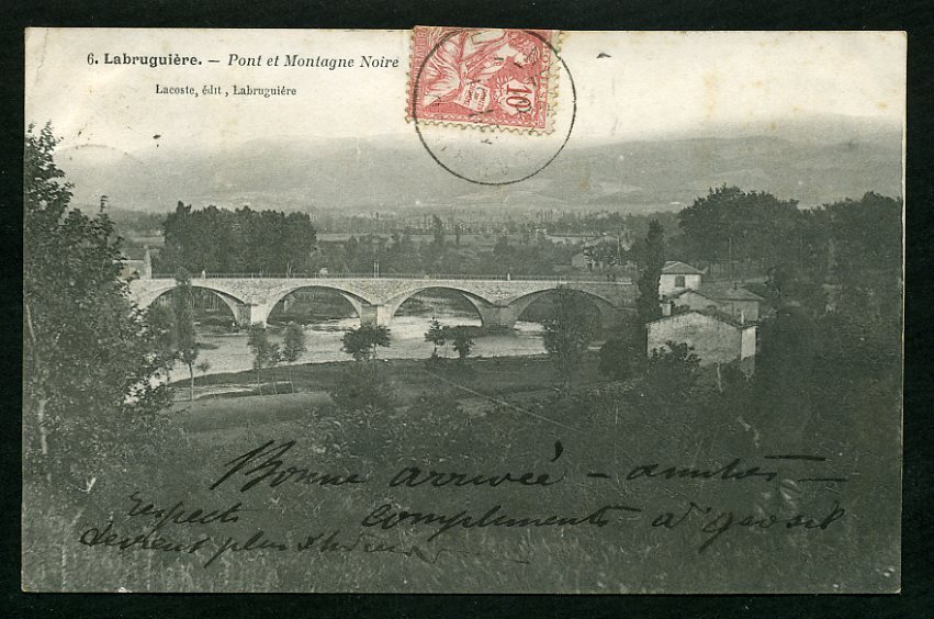 81 - LABRUGUIERES - Pont Et Montagne Noire - Labruguière